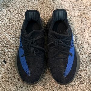 Yeezy Black and Blue Athletic Shoes